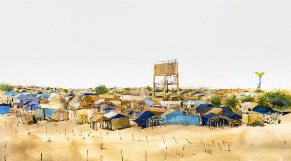 Campamento de refugiados de Mbera, Mauritania.